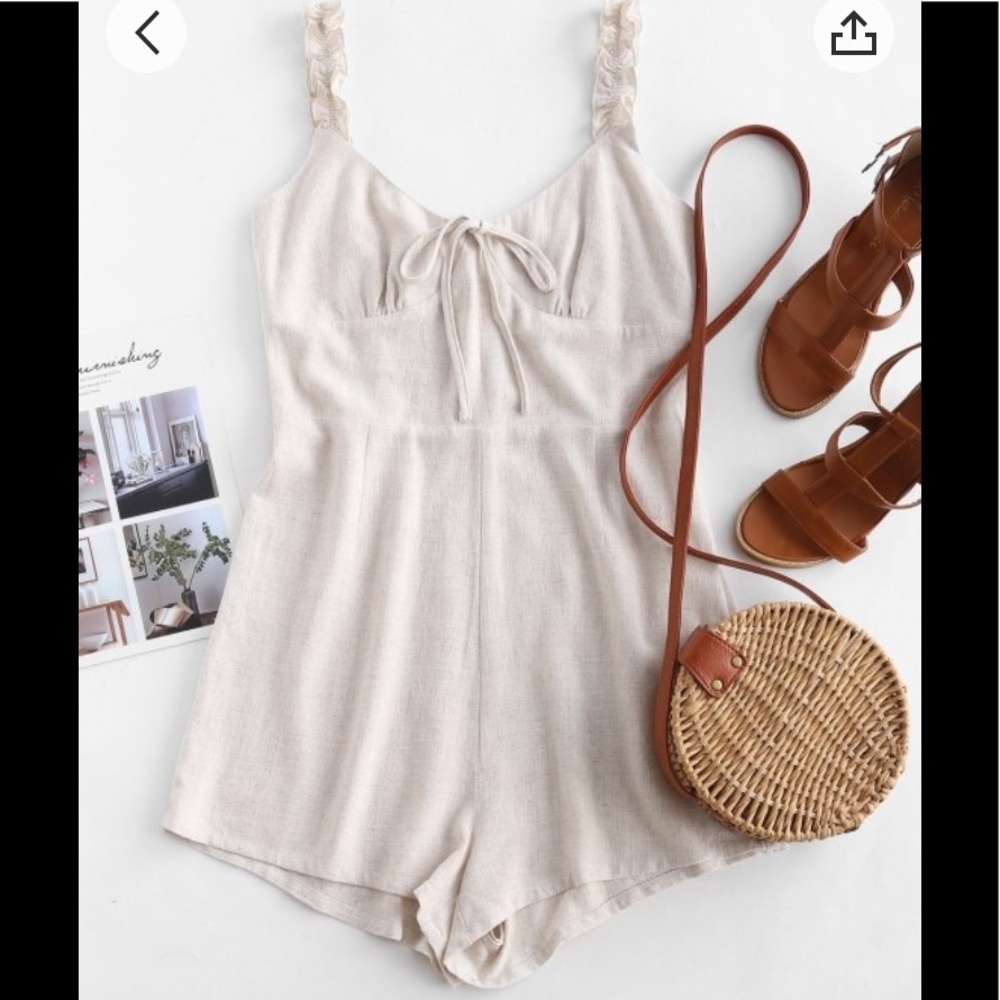 Linen Romper SMALL